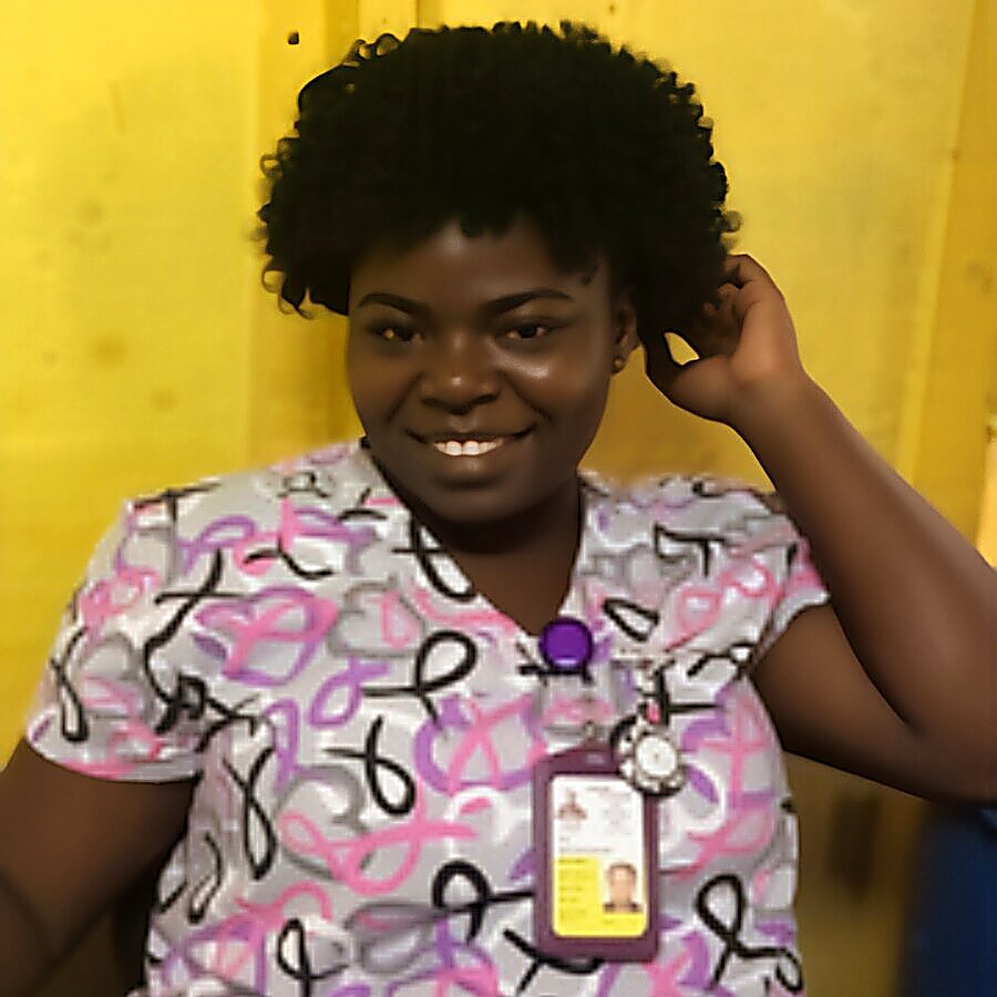 A member of the local clinic staff
