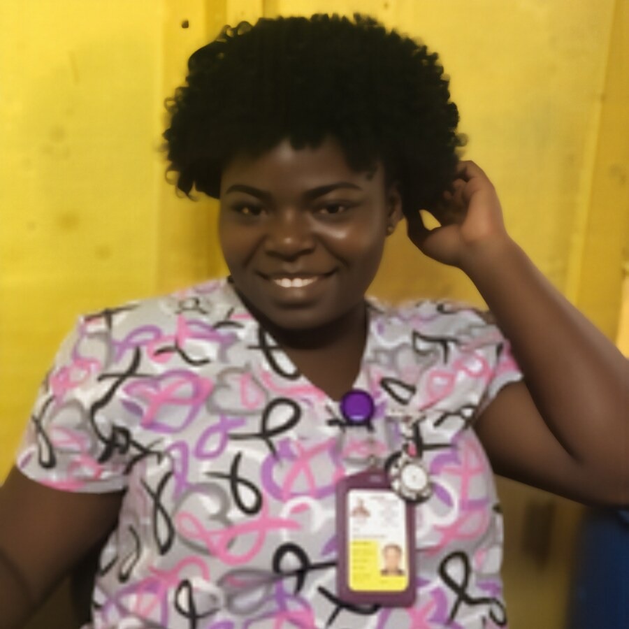 A member of the local clinic staff