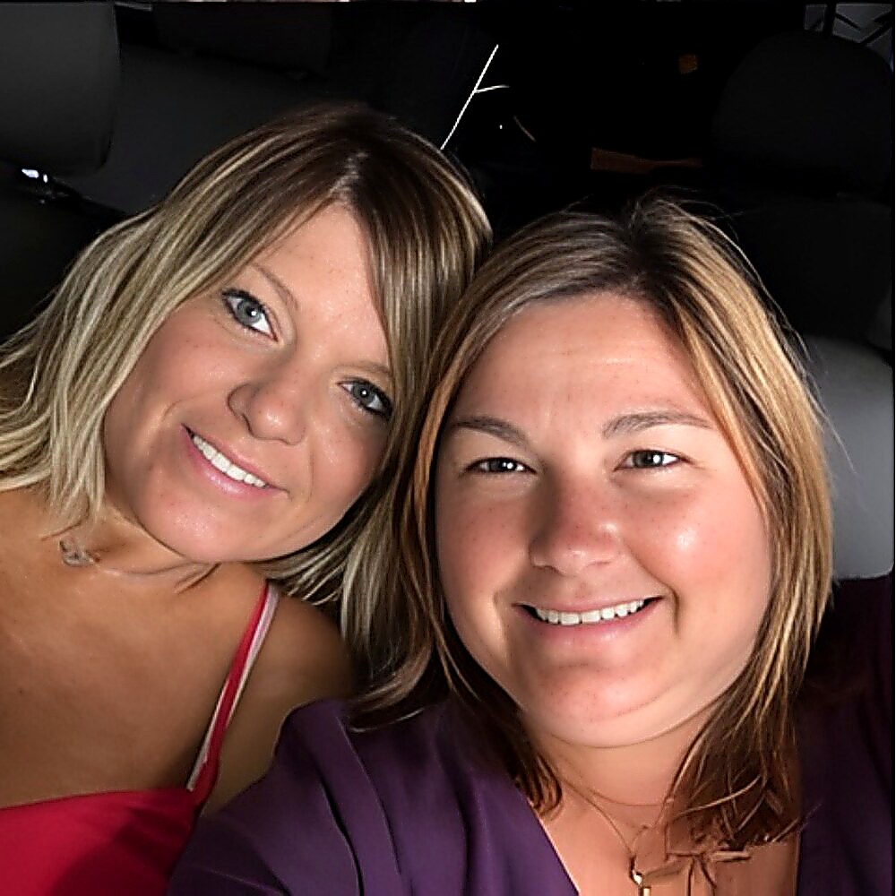 Two volunteers on the mission team